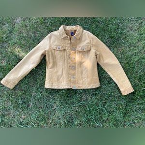 GAP 1999 Women’s Vintage Leather Trucker Jacket size Large